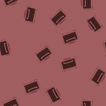 Seamless pattern summer dehydrator food cartoon vector Stock Illustration