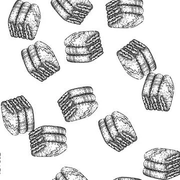 Seamless pattern sun beach towel sketch hand drawn Stock Illustration