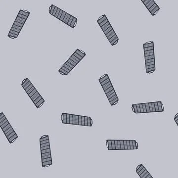 Seamless pattern sun solar panel cartoon vector 스톡 일러스트
