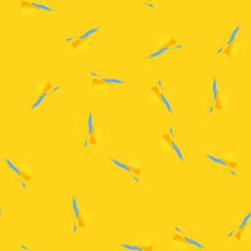 Seamless pattern sun sunset cartoon vector Stock Illustration