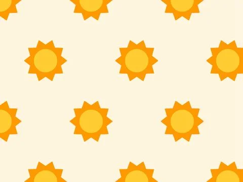 Seamless pattern sun. Vector illustration 库存插图