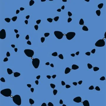 Seamless pattern of sunglasses. Stock Illustration