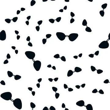 Seamless pattern of sunglasses. Stock Illustration