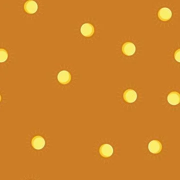 Seamless pattern sunrise sun cartoon vector Stock Illustration