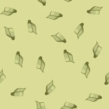 Seamless pattern sunshade visor cap cartoon vector イラスト素材