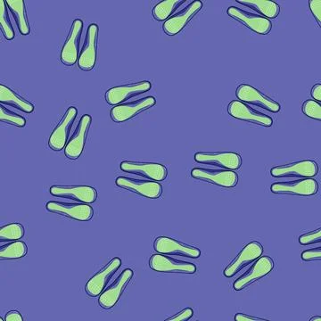 Seamless pattern support insoles cartoon vector Stock Illustration