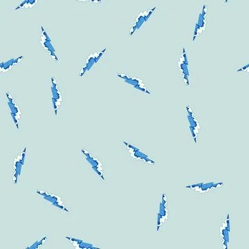 Seamless pattern surf ocean waves cartoon vector 库存插图