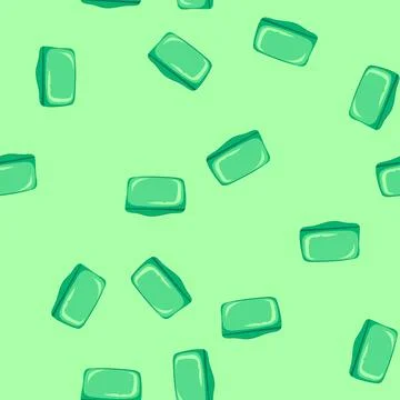 Seamless pattern sustainable silicone snack bag cartoon vector Stock Illustration