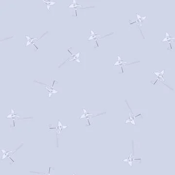 Seamless pattern sustainable wind turbine home use cartoon vector Illustrazione stock