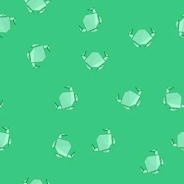 Seamless pattern swan origami animals cartoon vector Stockillustratie