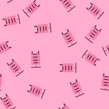 Seamless pattern swarm hive cartoon vector 库存插图