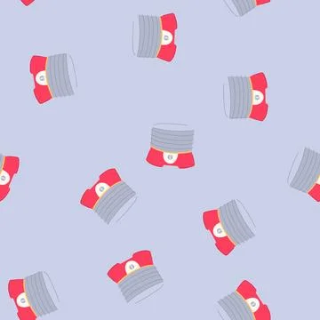 Seamless pattern sweat dehydrator food cartoon vector Stock Illustration