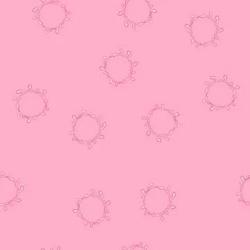 Seamless pattern sweet bubble gum cartoon vector イラスト素材