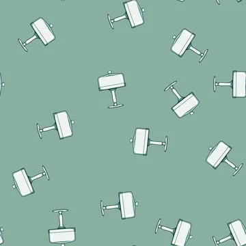 Seamless pattern sweet cake dome cartoon vector Stock Illustration