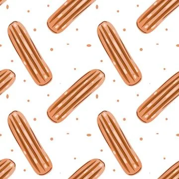 Seamless pattern with sweets. The cookie pattern Stock-Illustration
