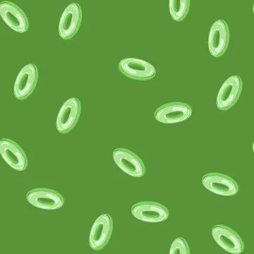 Seamless pattern swim inflatable ring cartoon vector 库存插图