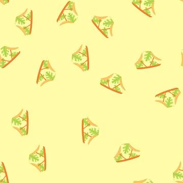 Seamless pattern swim swimsuit men cartoon vector 库存插图