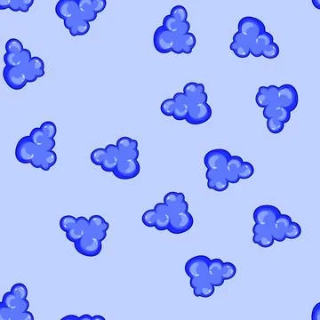 Seamless pattern swirl colorful liquid shapes cartoon vector Stock Illustration