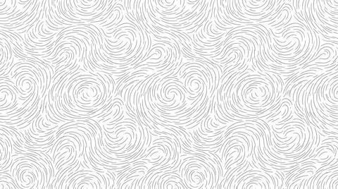 Seamless pattern with swirl lines grey texture for stylish wallpaper print .. Ilustración de archivo