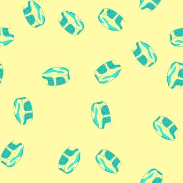 Seamless pattern swirling bath bomb with vibrant colors for relaxation Stock Illustration