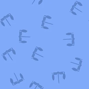 Seamless pattern symbol boat anchor cartoon vector Illustrazione stock