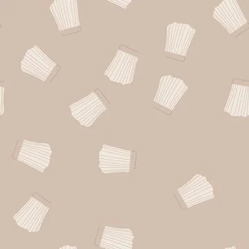 Seamless pattern symbol chef hat cartoon vector Stockillustratie