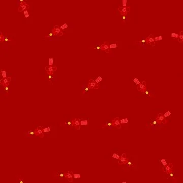 Seamless pattern symbol chinese lucky knot cartoon vector 스톡 일러스트