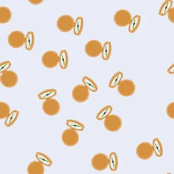 Seamless pattern symbol compass cartoon vector イラスト素材