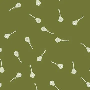Seamless pattern symbol key cartoon vector Stock Illustration