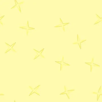 Seamless pattern symbol star cartoon vector Illustrazione stock