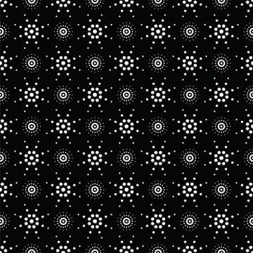 Seamless pattern of symbolic stars Stock Illustration