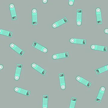 Seamless pattern sync digital bookmark cartoon vector Stockillustratie