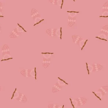 Seamless pattern table macrame wall hanging cartoon vector イラスト素材