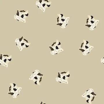 Seamless pattern tablecloth blanket bed color icon vector イラスト素材