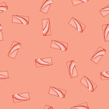 Seamless pattern tablecloth kitchen towel cartoon vector 스톡 일러스트