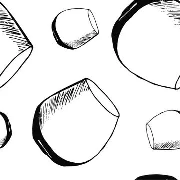 Seamless pattern. Tableware, tableware for a bar, restaurant. Stock Illustration