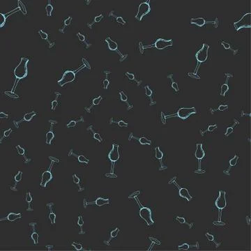 Seamless pattern. Tableware, tableware for a bar, restaurant. Stock Illustration