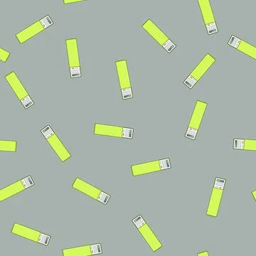 Seamless pattern tag digital bookmark cartoon vector Stock Illustration