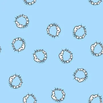 Seamless pattern tail comic speech bubble cartoon vector 스톡 일러스트