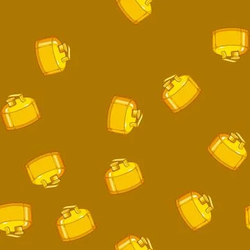 Seamless pattern tank fuel can metal cartoon vector Stock Illustration