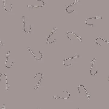 Seamless pattern tap faucet water cartoon vector Stock Illustration