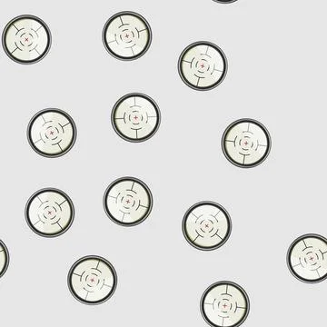 Seamless pattern target scope sniper cartoon vector Stock Illustration