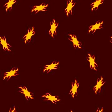 Seamless pattern tattoo flame decal cartoon vector 스톡 일러스트