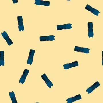 Seamless pattern tazer taser gun cartoon vector Stock Illustration