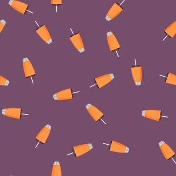 Seamless pattern tea camp cup cartoon vector イラスト素材