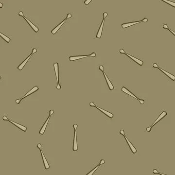 Seamless pattern tea sugar cube tongs cartoon vector 库存插图