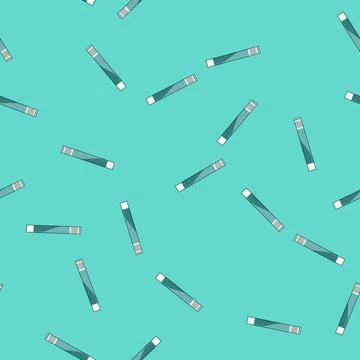 Seamless pattern Teal event wristband providing security and access Stockillustratie