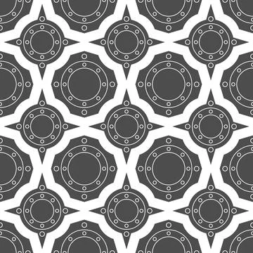 Seamless pattern with techno elements Illustrazione stock