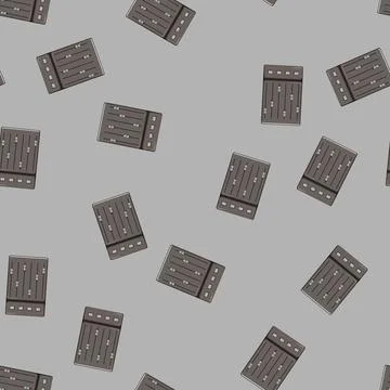 Seamless pattern technology audio mixer cartoon vector Illustrazione stock