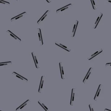 Seamless pattern technology blu ray player cartoon vector Stock Illustration